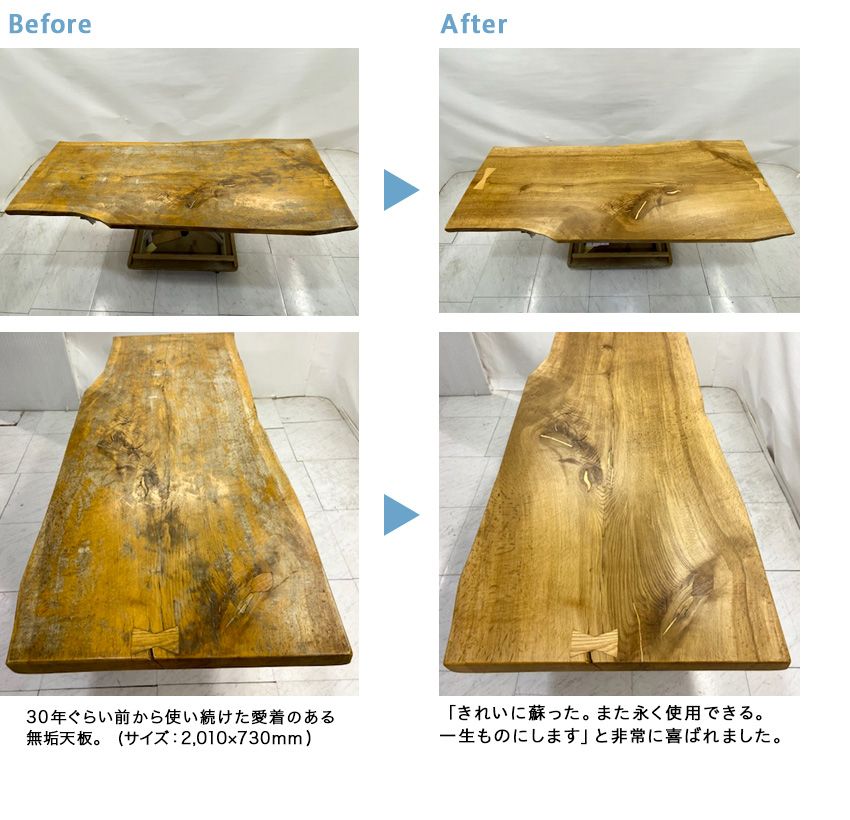 ダイニングチェア、2人掛けソファの張替え例