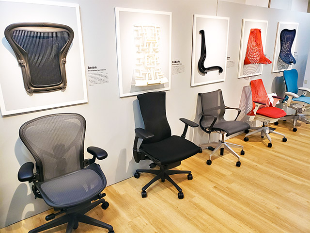 有明ショールームワークチェア売場