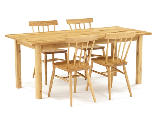 ダイニングセット「ロビンB」ナラ材