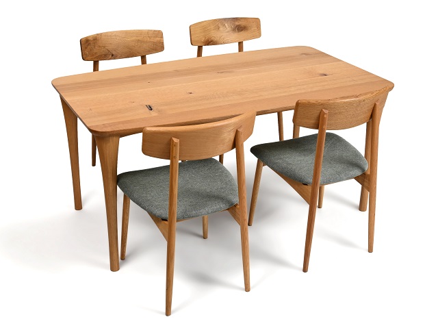 ダイニングセット「森のささやき」ホワイトオーク材 オイル仕上げ OF色