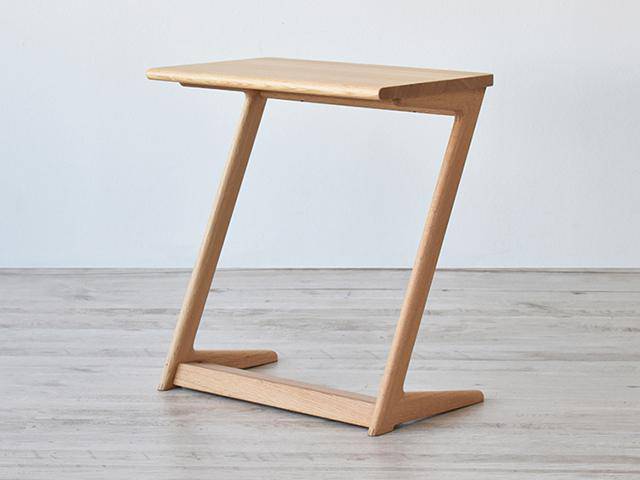 サイドテーブル「エイミー OIST-50」ホワイトオーク色