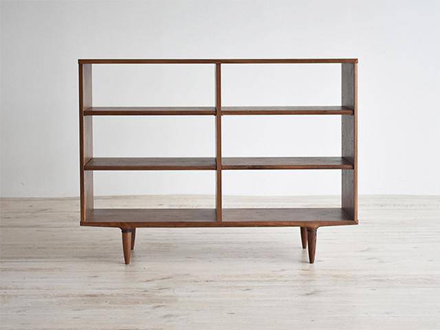 オープンシェルフ「KISSUI（キッスイ）」ウォールナット材