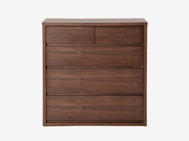 ローチェスト 「イナフ」 幅80cm ウォールナット材