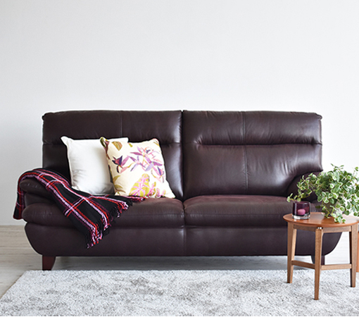 ルーニー 布 ダークブラウン色