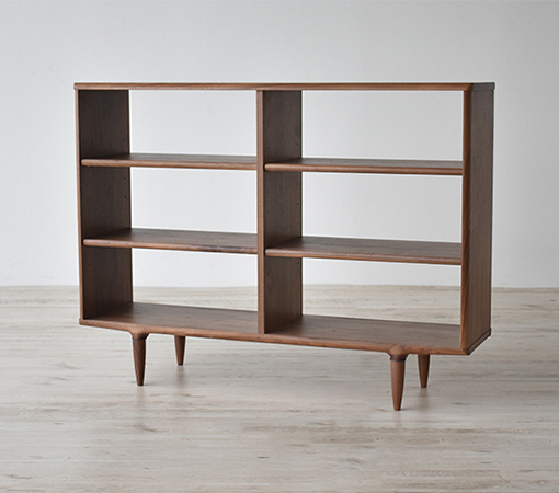 オープンシェルフ　KISSUI　ウォールナット材