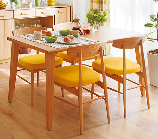 ユノ レッドオーク材 角脚