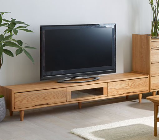 テレビボード　ノーラ　140　ナラ材オイル仕上げ
