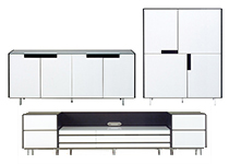 サイドボード「カルラ」、ハイキャビネット「カルラ」