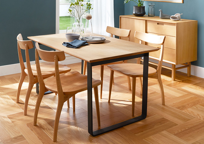 ベッドフレーム「ジオR」ブラウン色