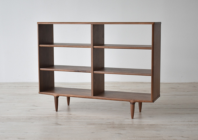 ベッドフレーム「ジオR」ブラウン色